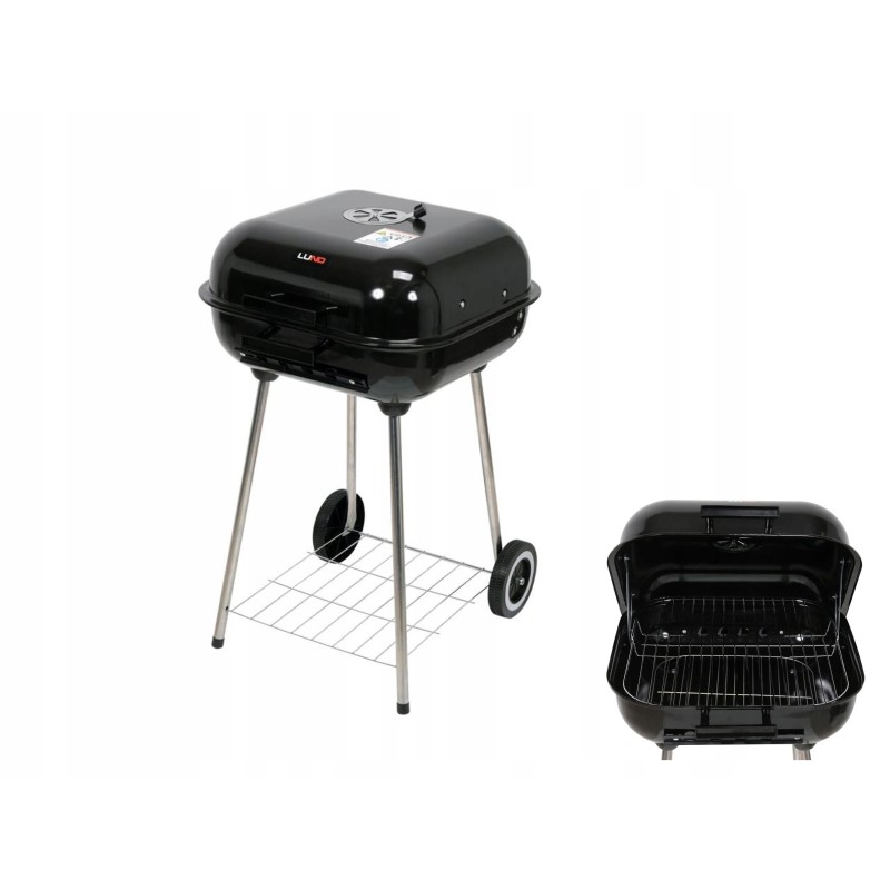 Sodo kepsninė su dangteliu ir lentyna - 99904