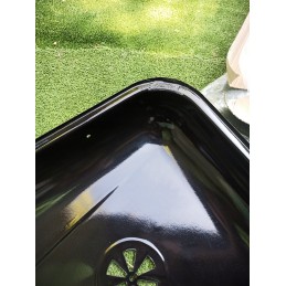 Sodo kepsninė su dangteliu ir lentyna - 99904