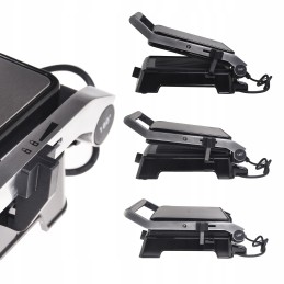 Elektrinė grilis 2000 su sulankstoma sumuštinių kepimo mašina Kamille KM-6706