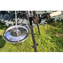 Sieninis inox katilas, 14 litrų, nerūdijantis plienas