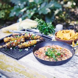 Perforated grill plate carbon steel bk