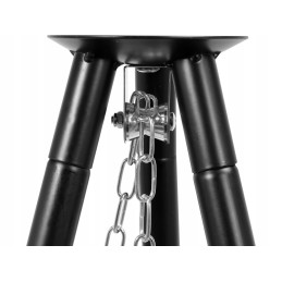 Sodo židinys 52 cm su 46 cm grotelėmis, pakabinamomis ant trikojo - lund