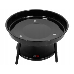 Sodo židinys 52 cm su 46 cm grotelėmis, pakabinamomis ant trikojo - lund