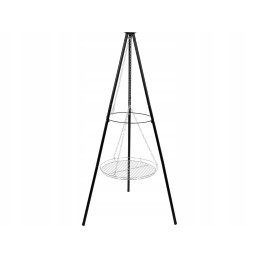 Sodo židinys 52 cm su 46 cm grotelėmis, pakabinamomis ant trikojo - lund
