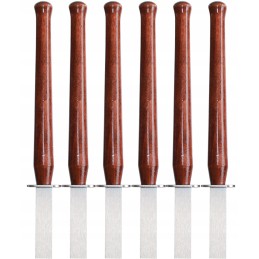 Iešmelių peiliukai, inox iešmai, mediniai, 70 cm, riešutas