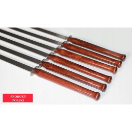 Iešmelių peiliukai, inox iešmai, mediniai, 70 cm, riešutas