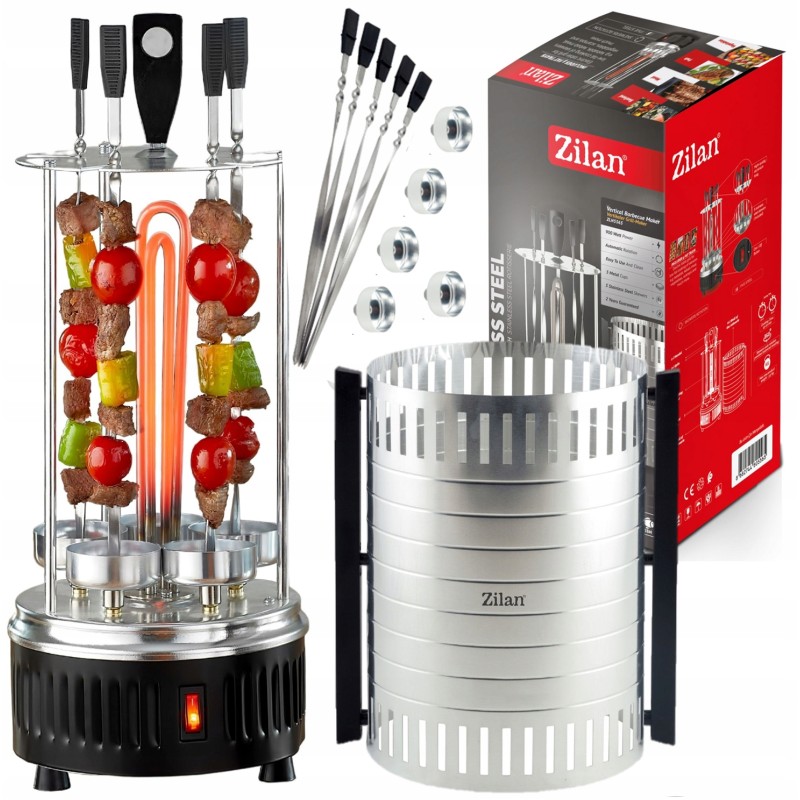 ✅ Namų kontaktinės rotacinės kepsninės mėsos ir daržovių iešmams