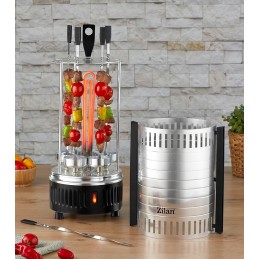 ✅ Namų kontaktinės rotacinės kepsninės mėsos ir daržovių iešmams