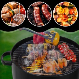 Plieninės rūkyklos grilis, anglis, sodo židinys, termometras 3 viename