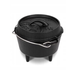 Ketaus puodas ant kojų petromax olandiška orkaitė ft1 juoda