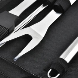 Grilio rinkinys, priedai, kepsninės reikmenys, 10-in-1 dėklas