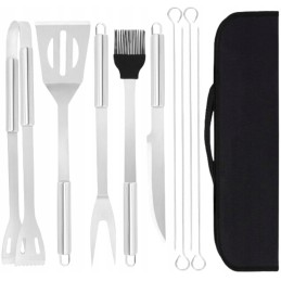 Grilio rinkinys, priedai, kepsninės reikmenys, 10-in-1 dėklas