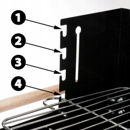 Sodo anglis grilis, lentynos, grotelės ant ratukų, didelis reguliuojamas iešmas, grotelės