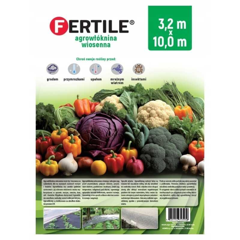 Pavasarinė derlinga agrotekstilė 3,2 m x 10 m