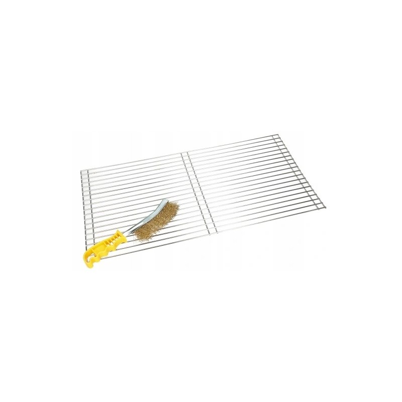 ⭐⭐Nerūdijančio plieno grotelės 68x40cm + šepetys⭐⭐