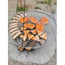 Trikojis grilio grotelės, nikeliuotos grotelės