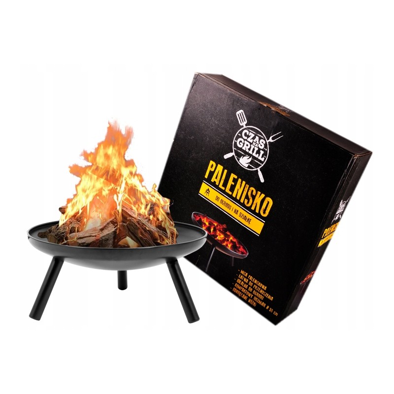 Židinys 59cm, didelis, tvirtas grilis, sodo dubuo