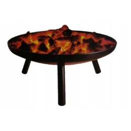 Židinys 59cm, didelis, tvirtas grilis, sodo dubuo