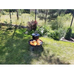 Židinys 59cm, didelis, tvirtas grilis, sodo dubuo