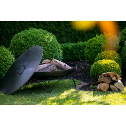 Dangtis apvaliems židiniams 70 cm grilio židinys