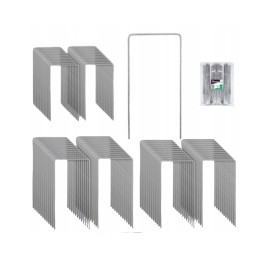 Kaiščiai agrotekstilei tvirtinti agrotekstilė metaliniai inkarai 7cmx20cm 50vnt