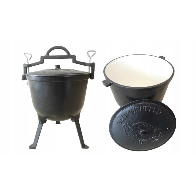 Ketaus katilas, emaliuotas Blummenfeld puodas, 4l