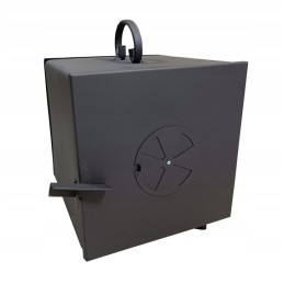 Židinys su grotelėmis rūkyklai