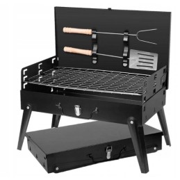 ⭐⭐Sodo anglies grotelių nešiojamas turistinis lagaminas + grotelės + priedai⭐⭐