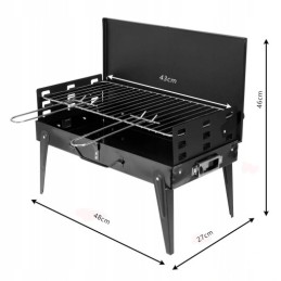 ⭐⭐Sodo anglies grotelių nešiojamas turistinis lagaminas + grotelės + priedai⭐⭐