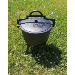 Blummenfeld emaliuotas ketaus medžioklės puodas, 4l