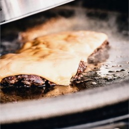 Dvipusė pusapvalė kepsninės plokštė iš Kamado Joe ketaus