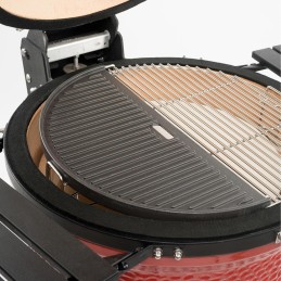 Dvipusė pusapvalė kepsninės plokštė iš Kamado Joe ketaus