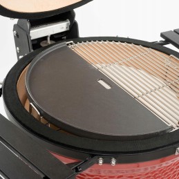 Dvipusė pusapvalė kepsninės plokštė iš Kamado Joe ketaus