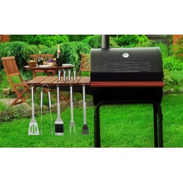 ✅ Grilio įrankių rinkinys 15vnt nerūdijančio plieno ✅