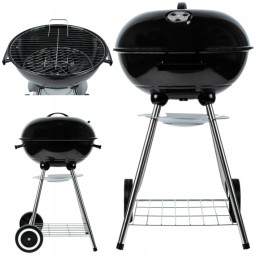 Grill with lid for even shorter food preparation times!
