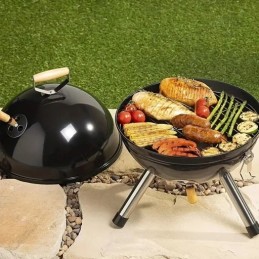 ⭐⭐Sodo kupolinės kepsninės, uždaros kepsninės su dangčiu, apvalūs anglies briketai⭐⭐