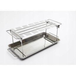 Blauzdelių kabykla su kepimo skarda