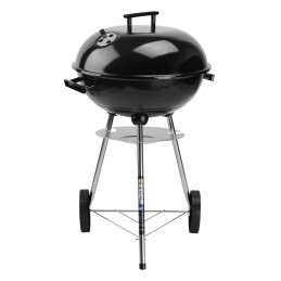 Juodos apvalios sodo anglies kepsninės, skirtos kepimo sode entuziastams