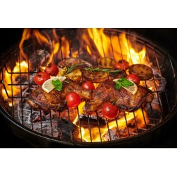 Sodo grilis su anglimis