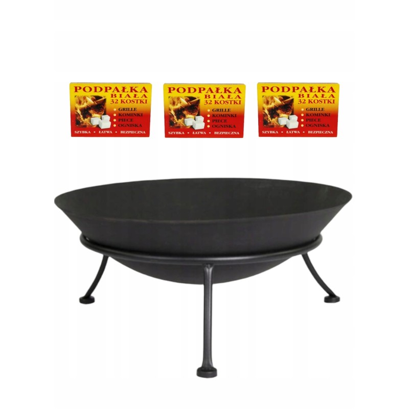 Nemokamas ketaus sodo židinio rinkinys 47 cm