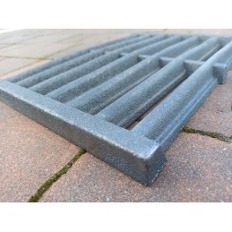 Ketaus grotelės rūkyklos židiniui, židinys, 36 cm x 26 cm