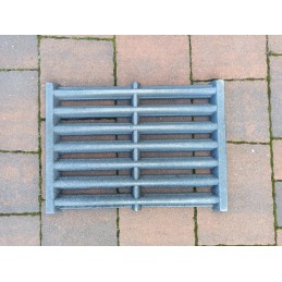 Ketaus grotelės rūkyklos židiniui, židinys, 36 cm x 26 cm