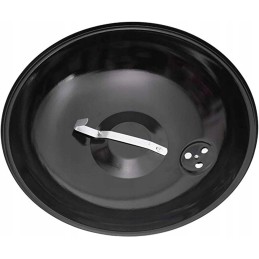 Teksaso virdulys sodo anglies grilis briketams, uždara, uždengta lentyna