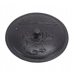 Juodo ketaus medžioklės puodas, 5l, laužui, MK101