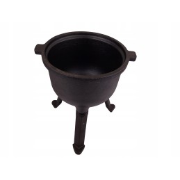 Juodo ketaus medžioklės puodas, 5l, laužui, MK101