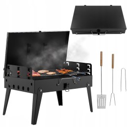 ⭐⭐Turistinis anglies grilis xxl nešiojamas sulankstomas lengvas lagaminas + priedai⭐⭐