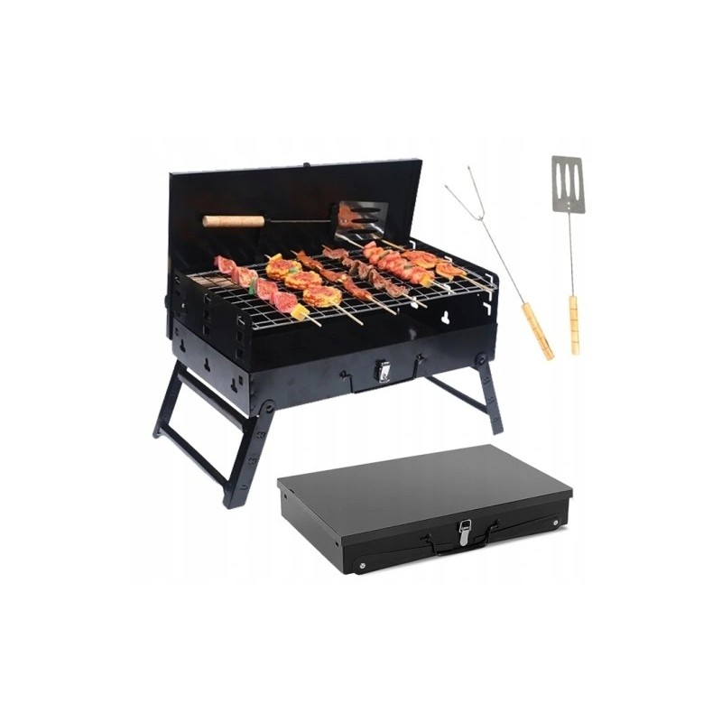 ⭐⭐Sulankstoma anglių kepsninė, nešiojamas turistinis lagaminas⭐⭐