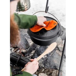 Ketaus puodas ant kojų petromax olandiška orkaitė ft1 juoda