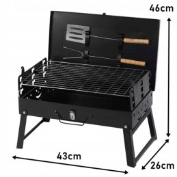 ⭐⭐Sulankstoma anglių kepsninė, nešiojamas turistinis lagaminas⭐⭐