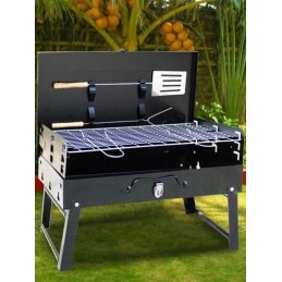 ⭐⭐Sulankstoma anglių kepsninė, nešiojamas turistinis lagaminas⭐⭐